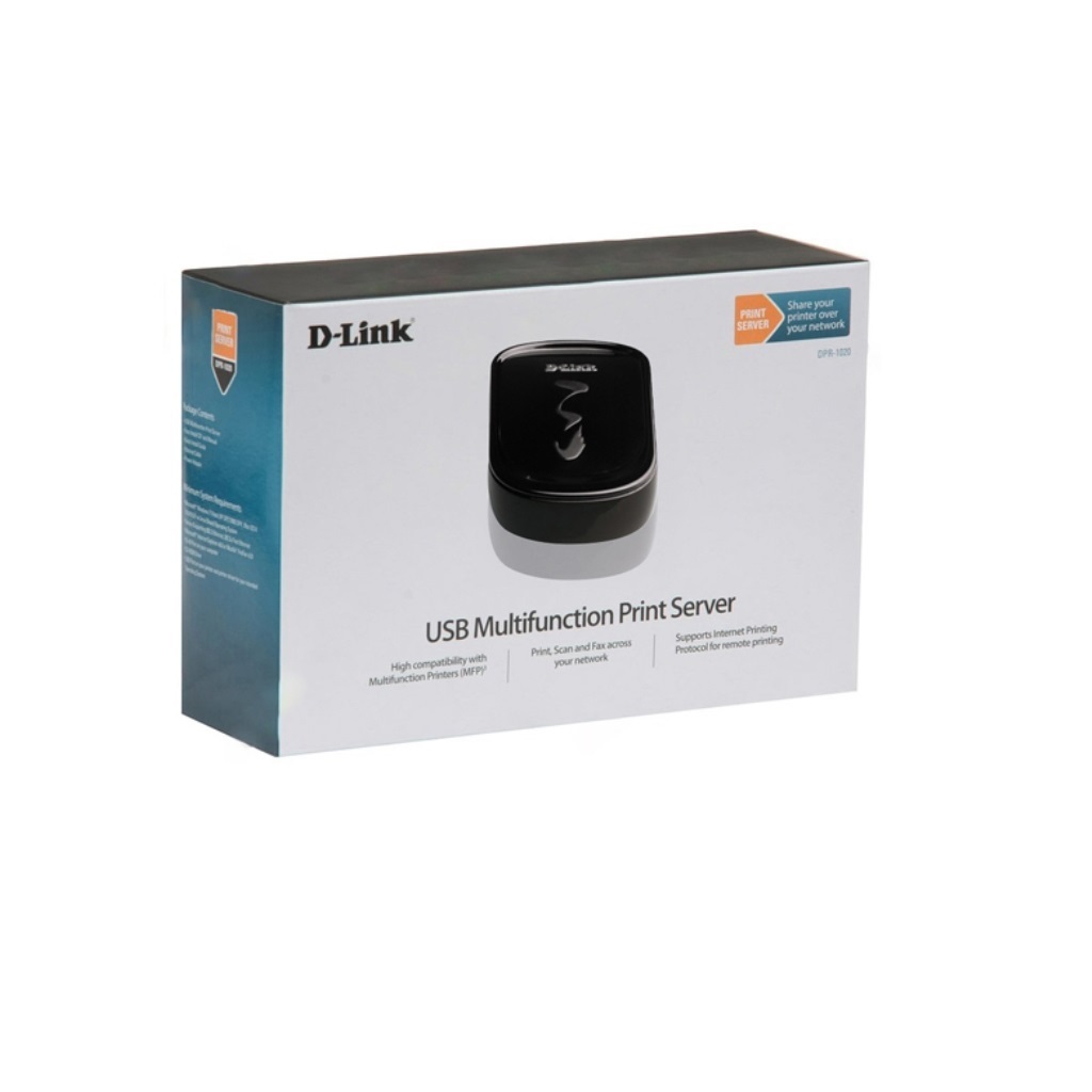 D Link USB Multifunction Print Server DPR‑1020 Treasure Net